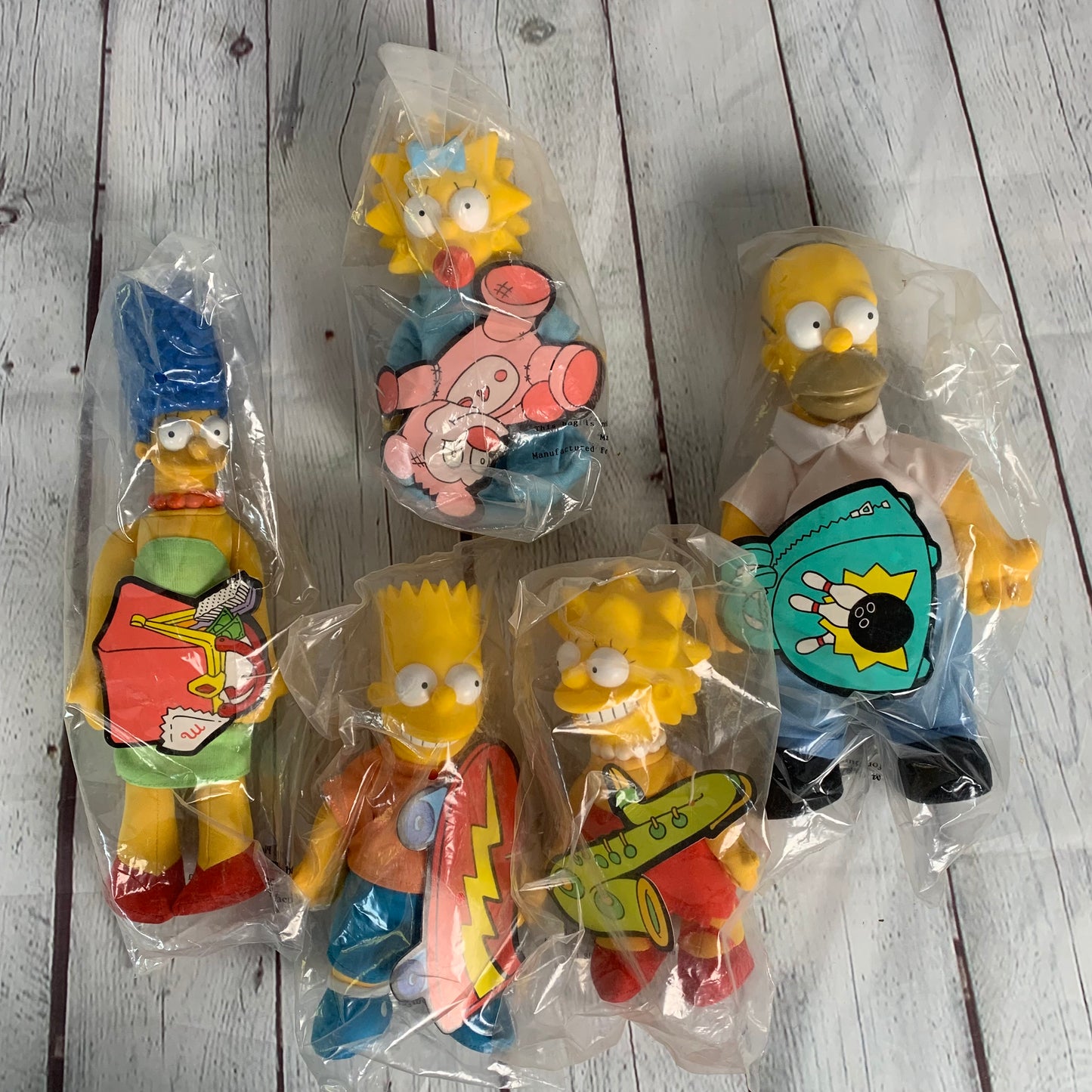 The Simpsons Family Set, Burger King Promotion, unopened