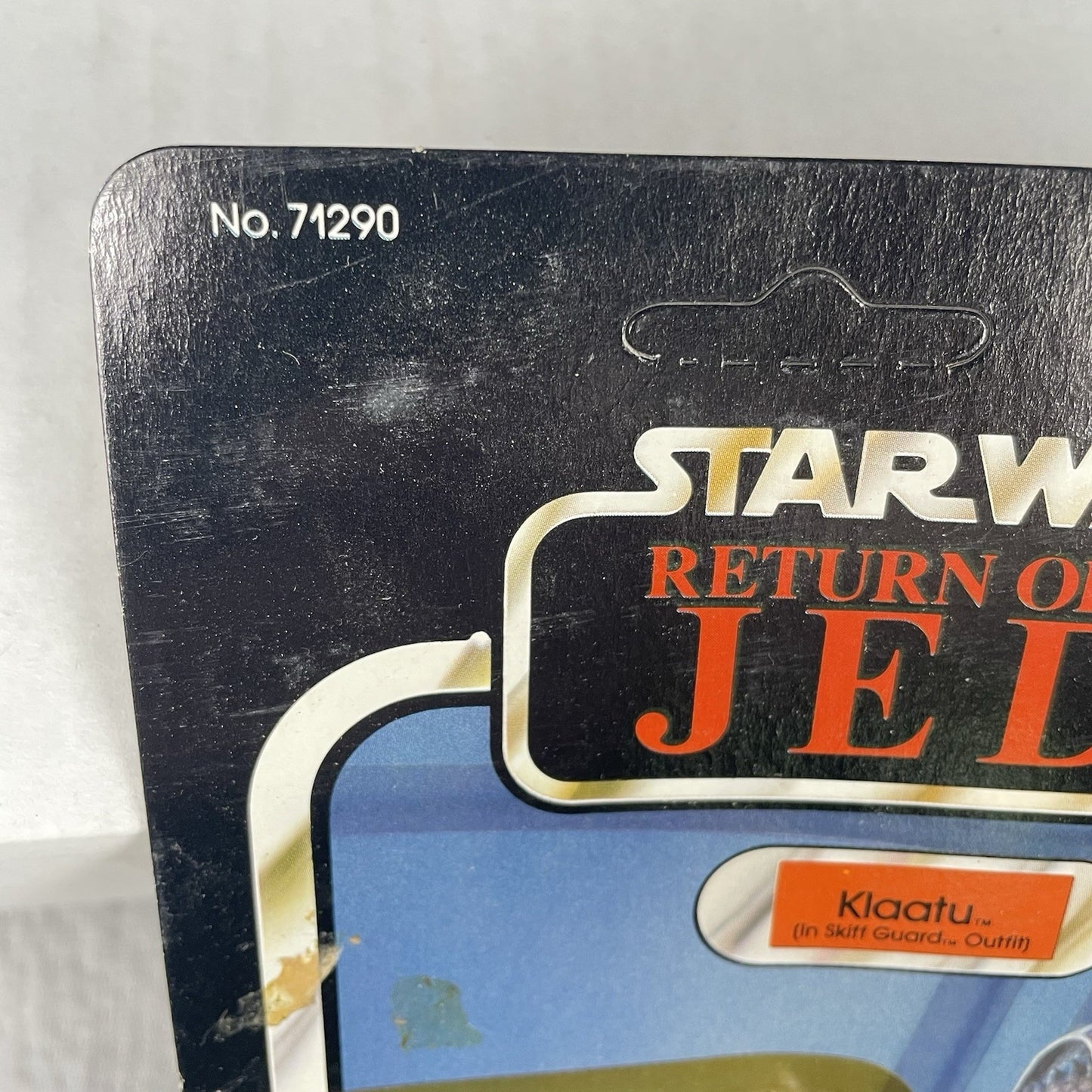 Vtg Star Wars ROTJ Klaatu Skiff Guard Action Figure 77A Back MOC 1983 Kenner