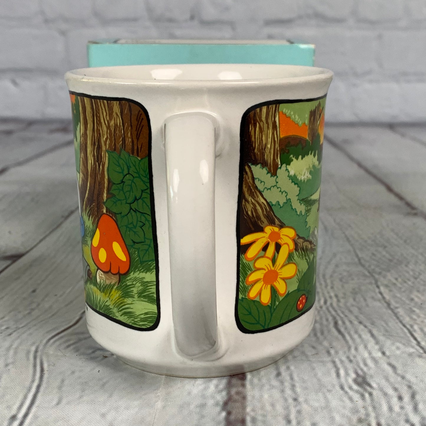 Lazy Smurf Collector Mug, 1982, Wallace Berrie & co.