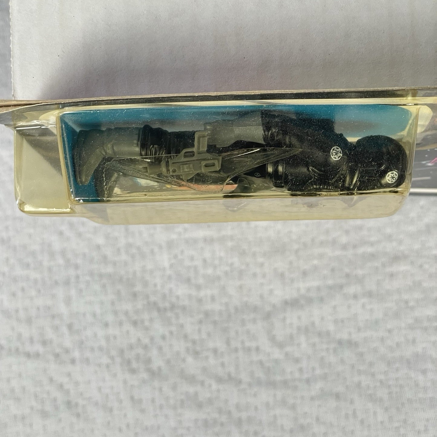 Vtg Star Wars ESB Imperial Tie Fighter Pilot Action Figure 47 Back MOC Kenner