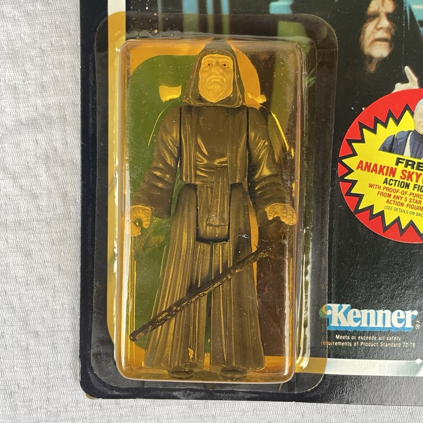 Vtg Star Wars ROTJ The Emperor Action Figure 79B Card Back MOC 1984 Kenner