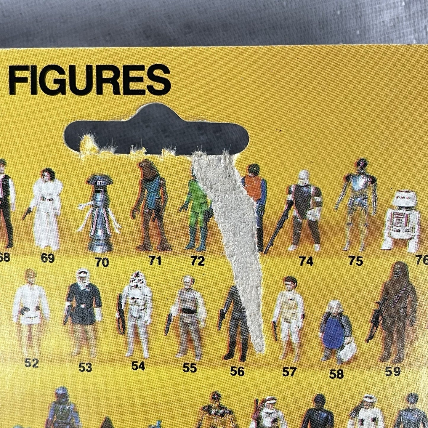 Vtg Star Wars ROTJ Hammerhead Action Figure 77A Card Back MOC 1983 Kenner