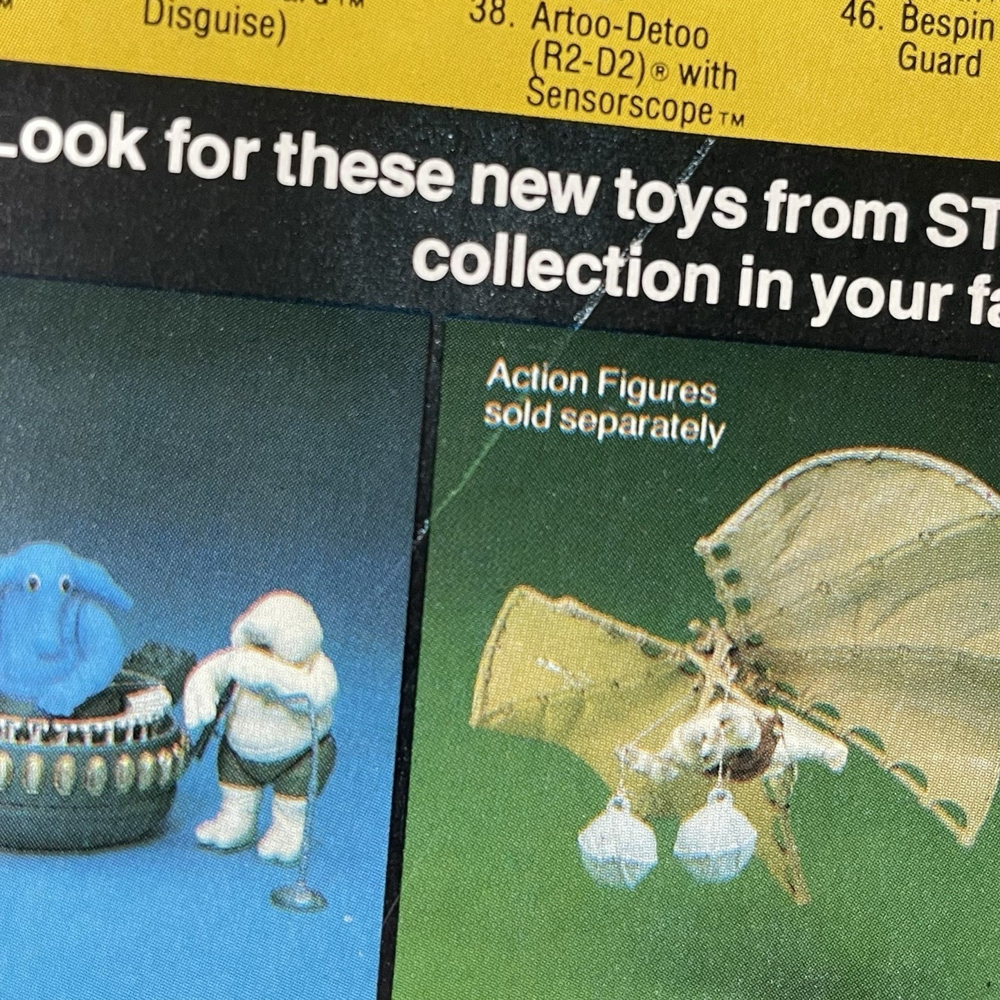 Vtg Star Wars ROTJ Hammerhead Action Figure 77A Card Back MOC 1983 Kenner