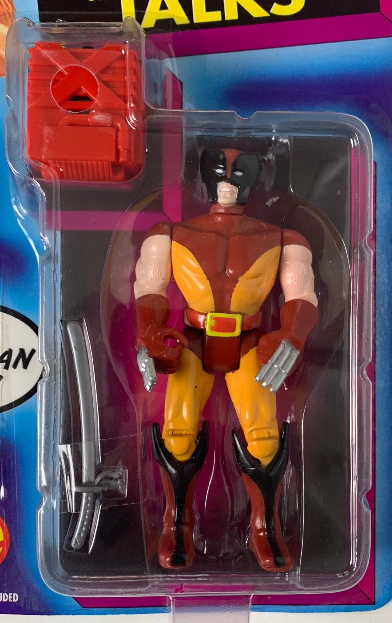 Wolverine from Marvel’s X-Men, Electronic, “Talks”, 1991, Toy Biz - Jedi I Am Vintage Toys