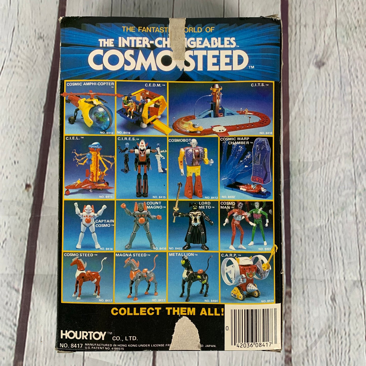 Cosmo Steed from The Inter-Changeables, opened, 1985, Hourtoy