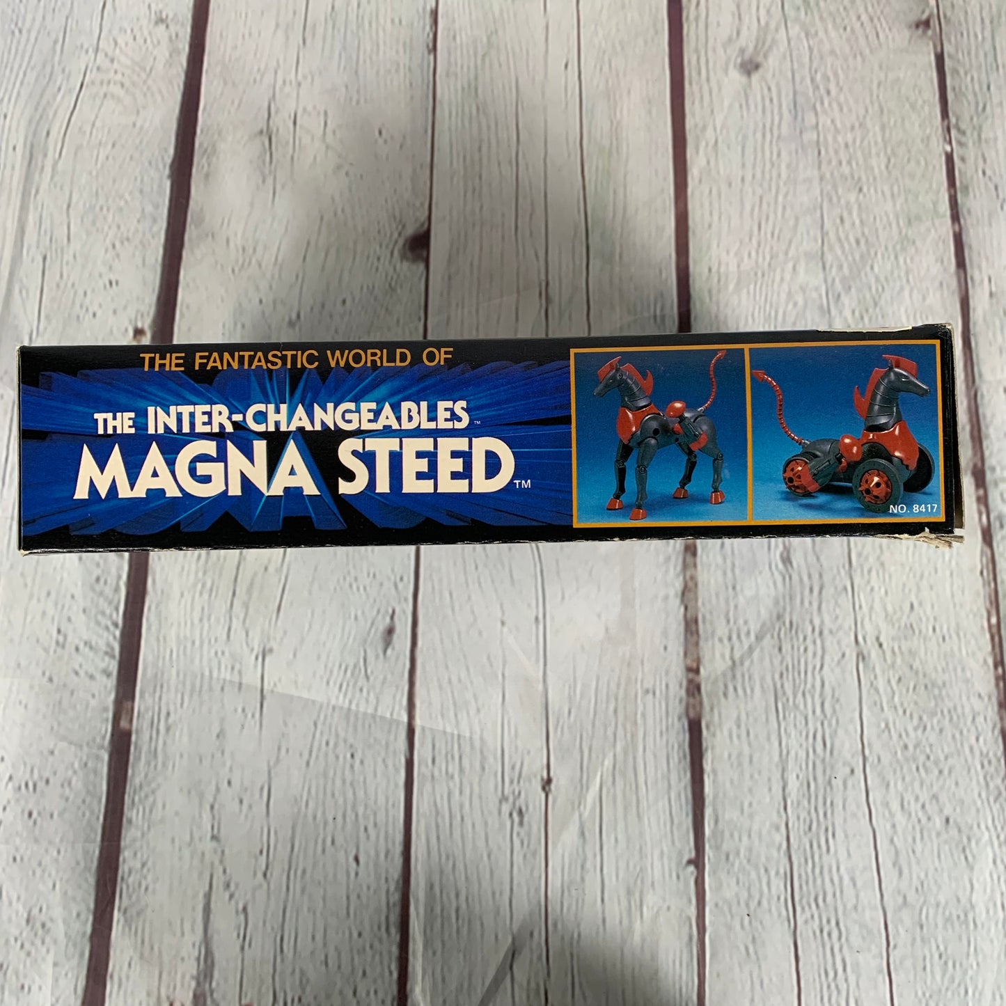 Magna Steed from The Inter-Changeables, opened, 1985, Hourtoy