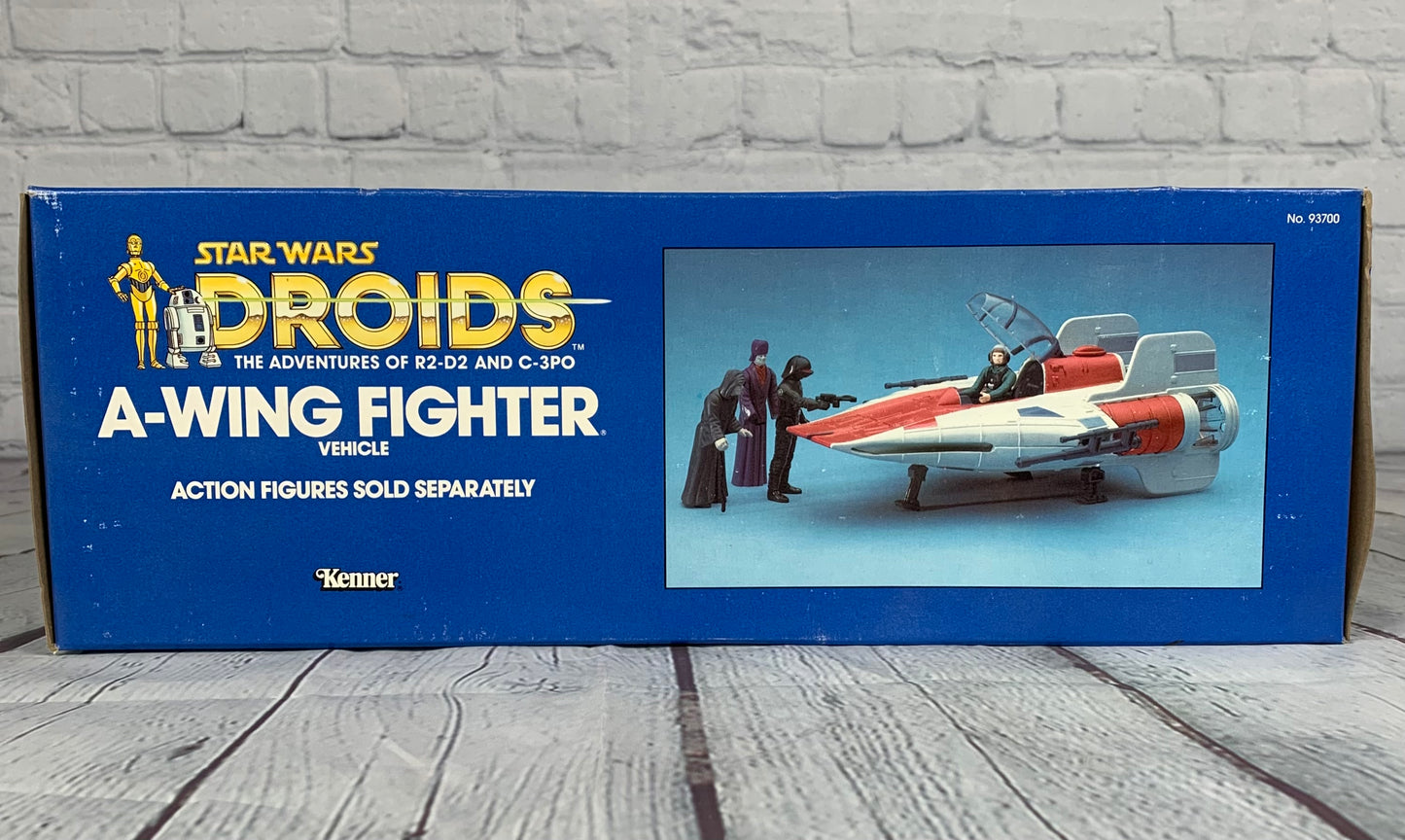 A-Wing Fighter, Star Wars, Droids, unopened, 1984, Kenner