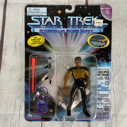 Geordi LaForge, Star Trek, Interstellar Action Series, 1995, Playmates