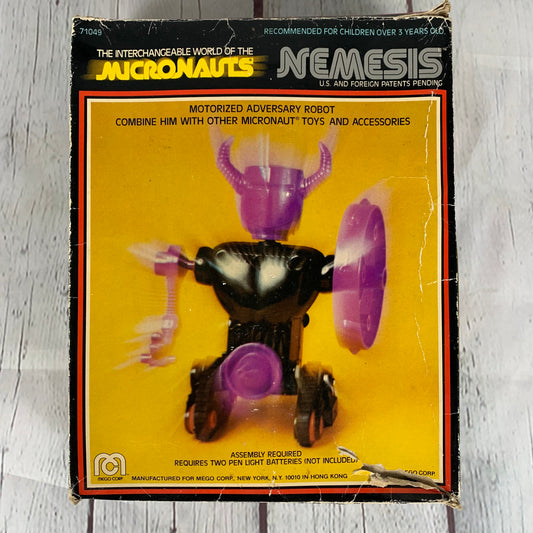 Micronauts Nemesis, opened, 1970s, Mego Toys