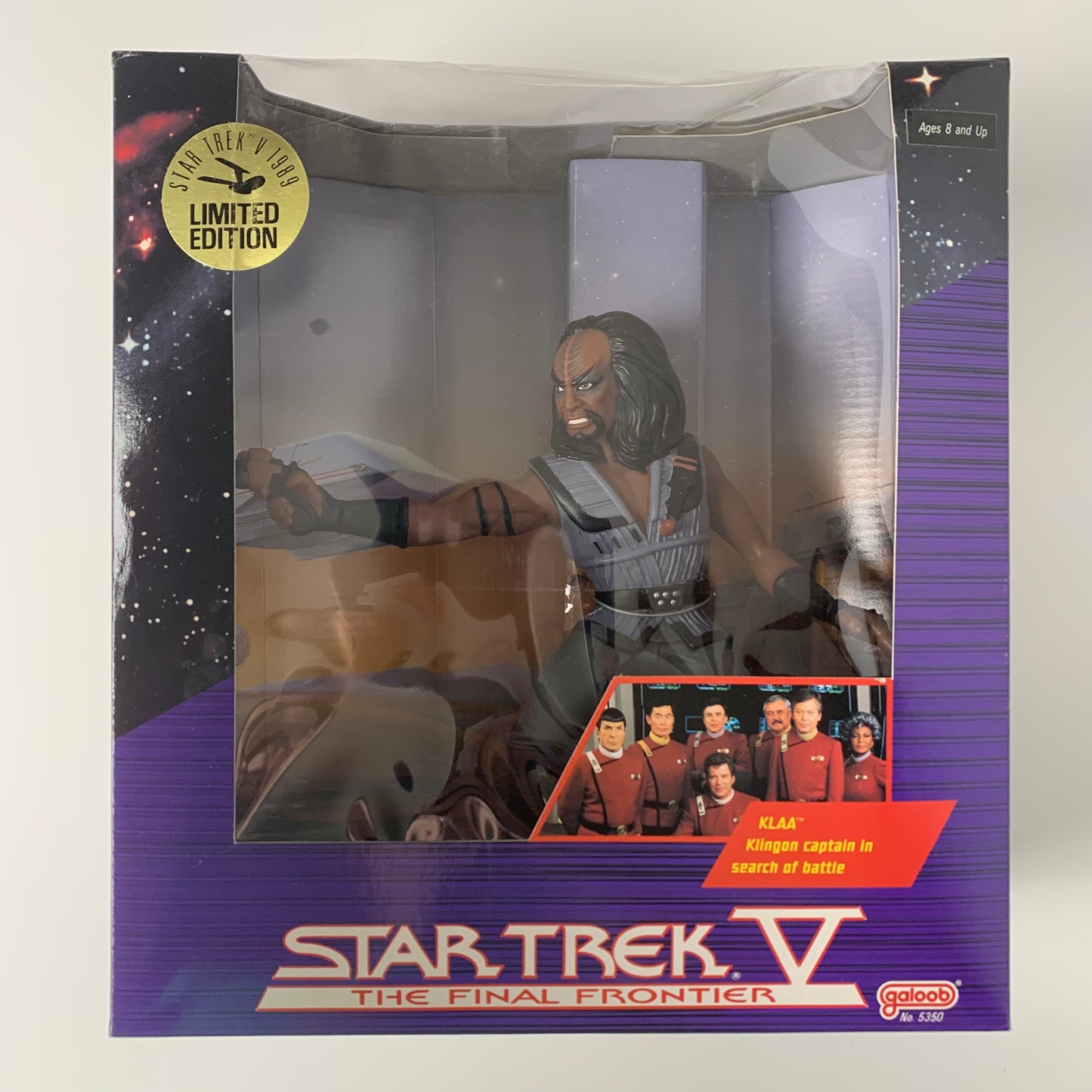 Klaa, Star Trek V The Final Frontier figure, 1989, Galoob