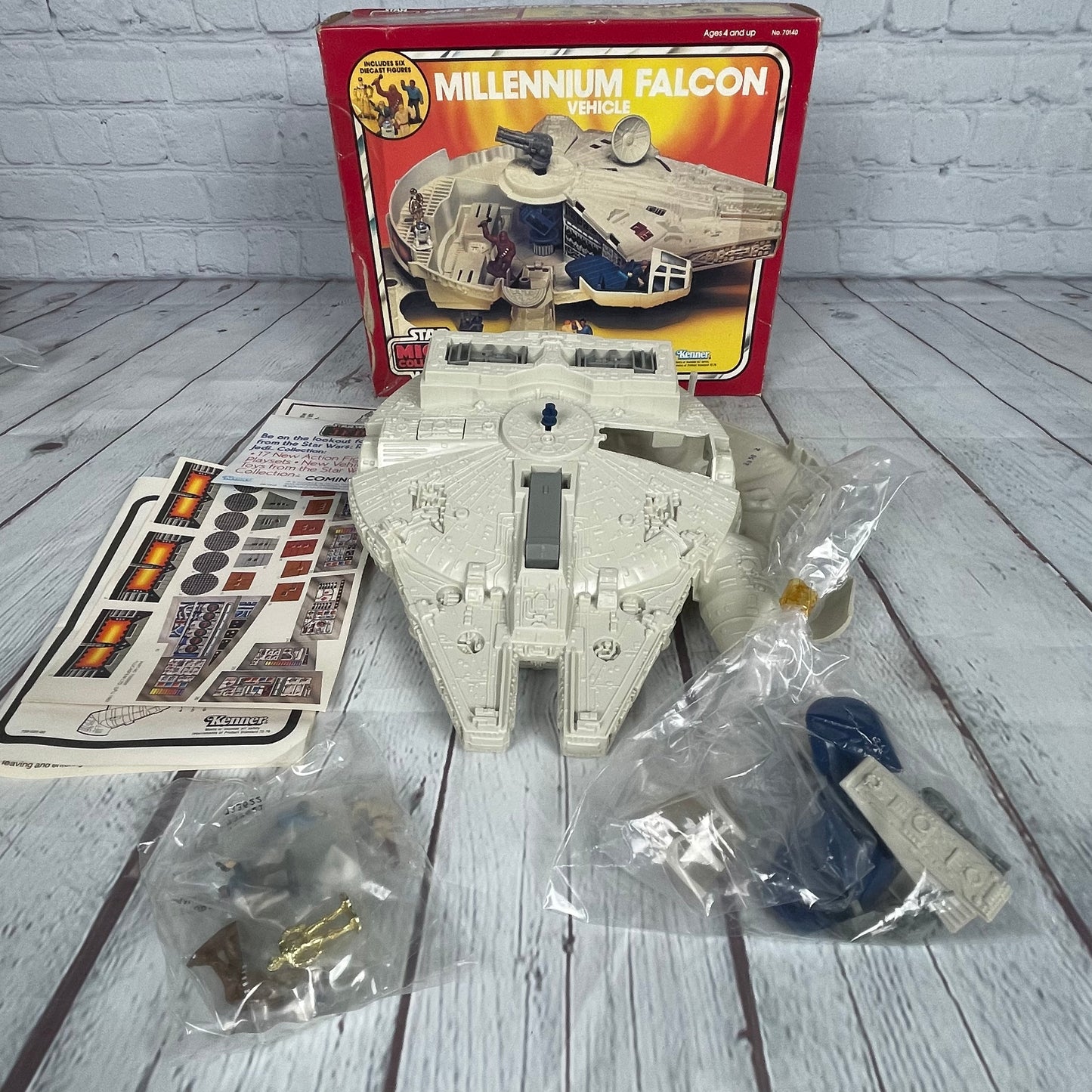 Millennium Falcon, Star Wars micro Collection, open-unused, 1982, Kenner