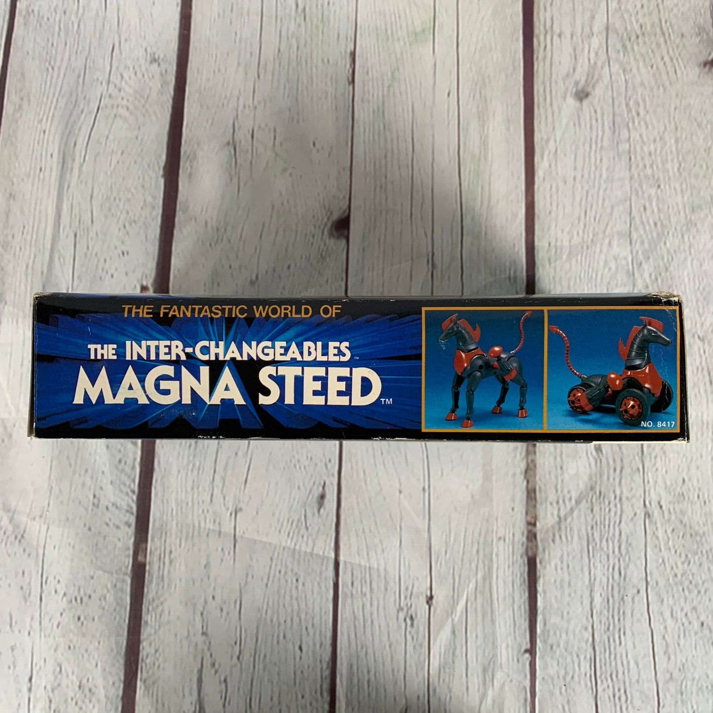 Magna Steed from The Inter-Changeables, opened, 1985, Hourtoy