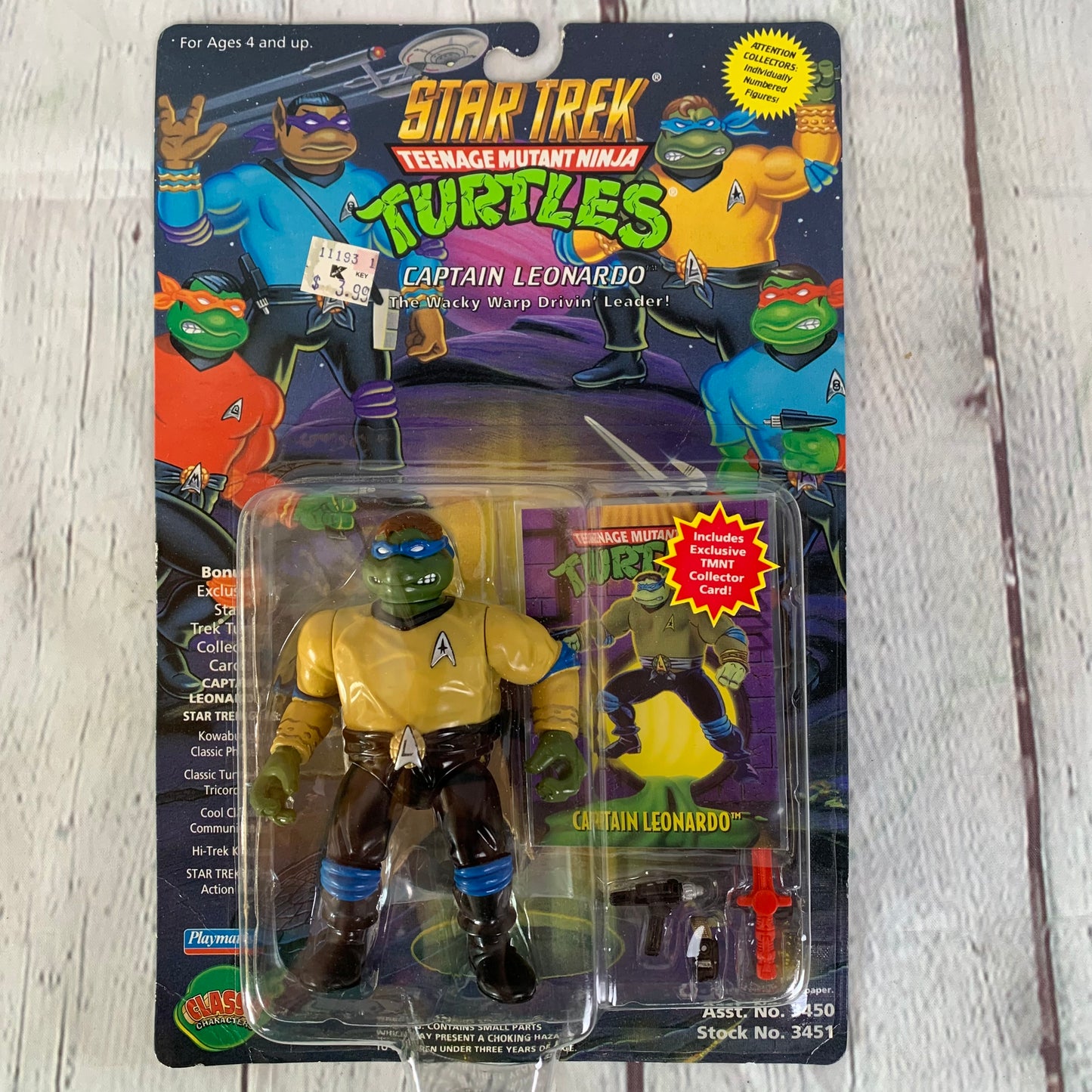 Captain Leonardo, Teenage Mutant Ninja Turtles and Star Trek Collaboration, 1994, Playmates