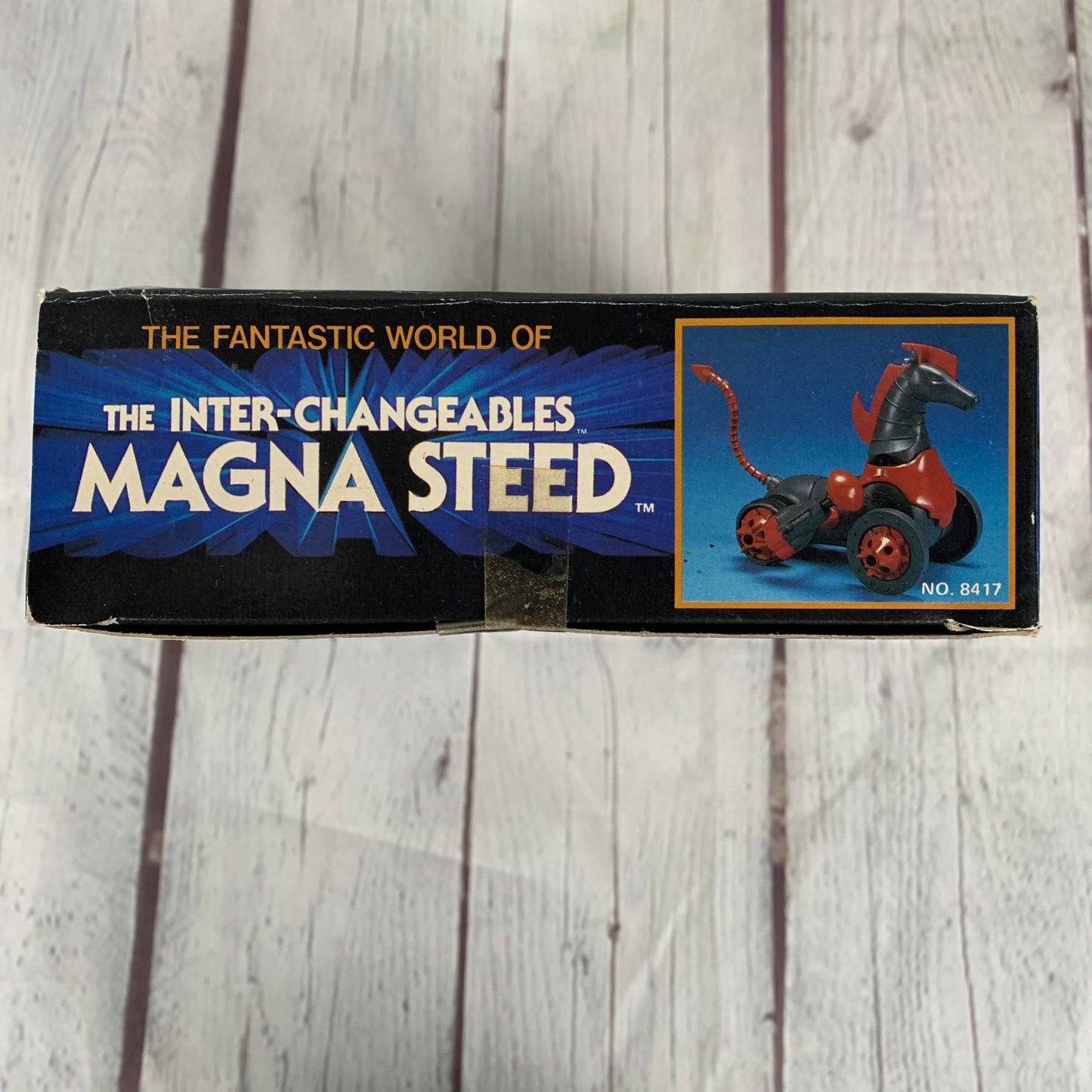 Magna Steed from The Inter-Changeables, opened, 1985, Hourtoy