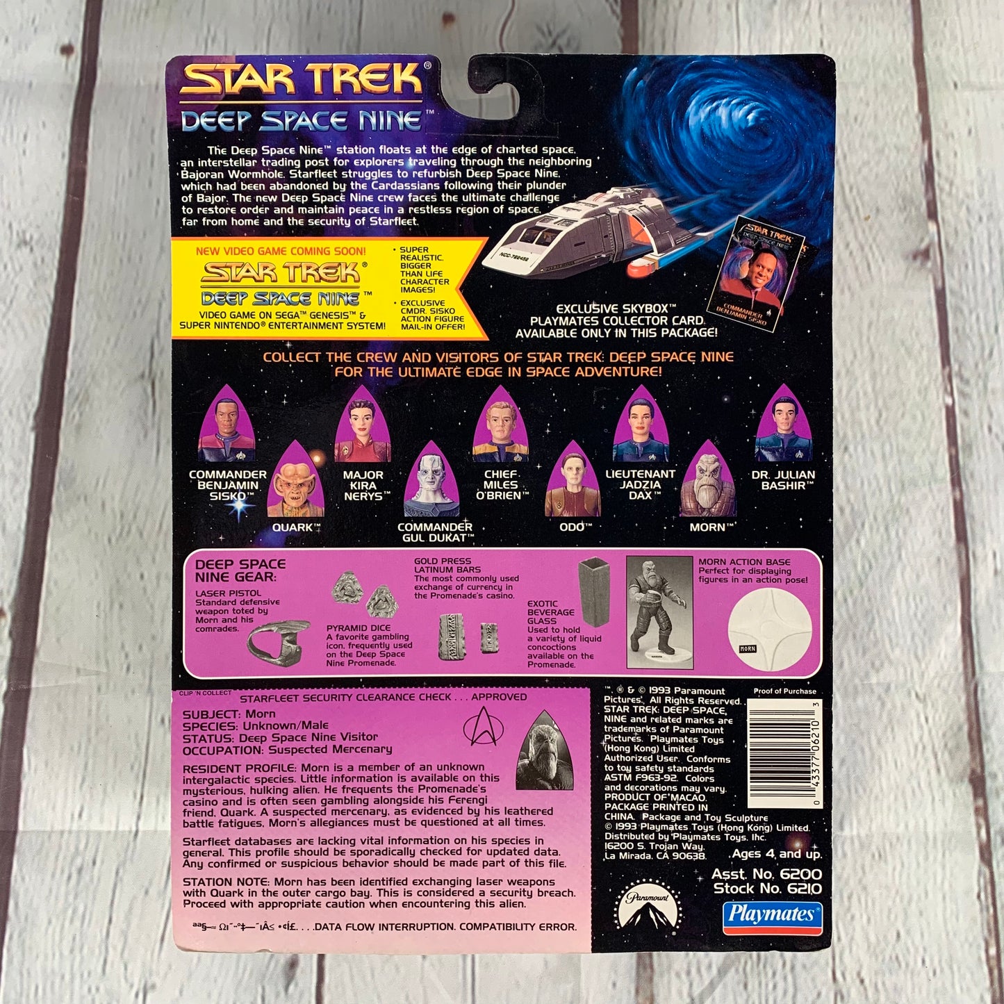 Morn, Star Trek Deep Space Nine, 1993, Playmates