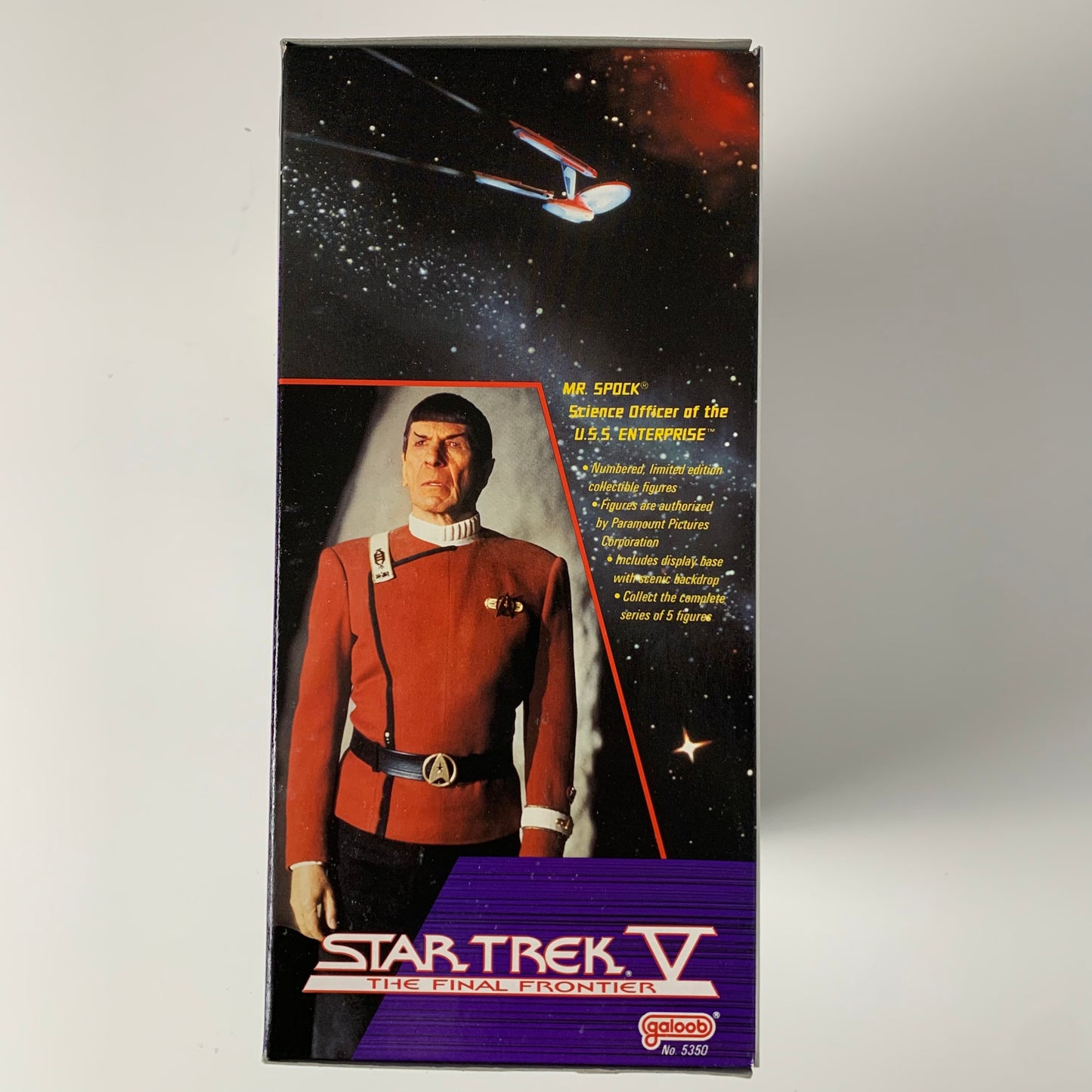 Mr. Spock, Star Trek V The Final Frontier figure, 1989, Galoob