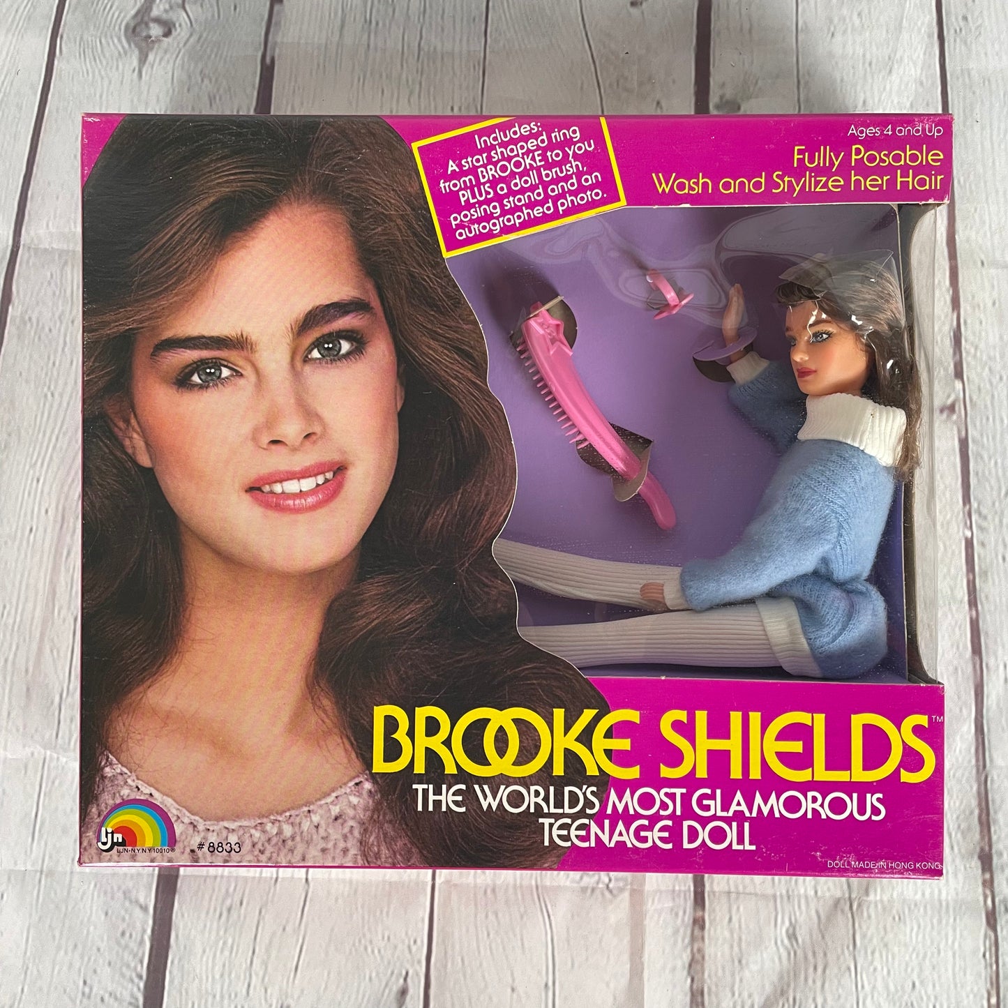 Brooke Shields Doll, blue top, unopened, 1982, LJN