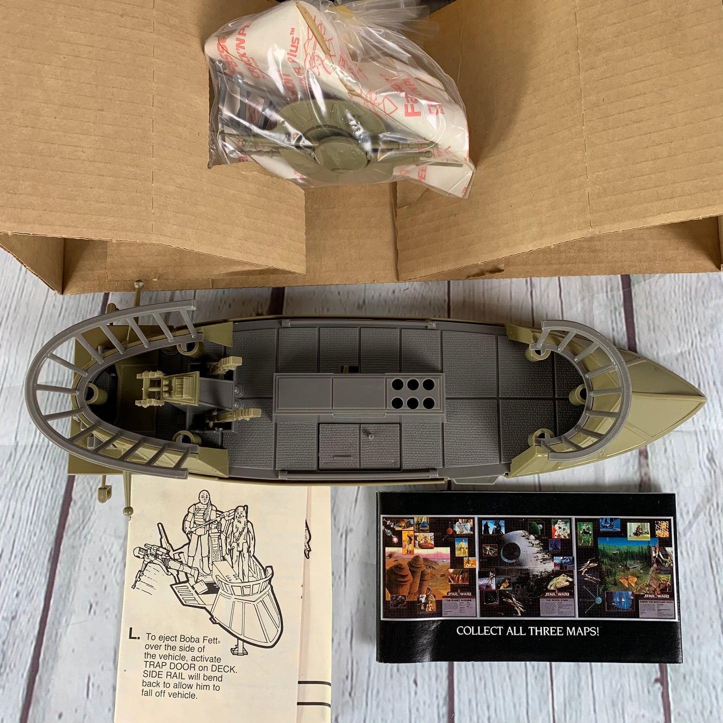 Tattooine Skiff, Star Wars, Return Of The Jedi, The Power of the Force, 1984, Kenner