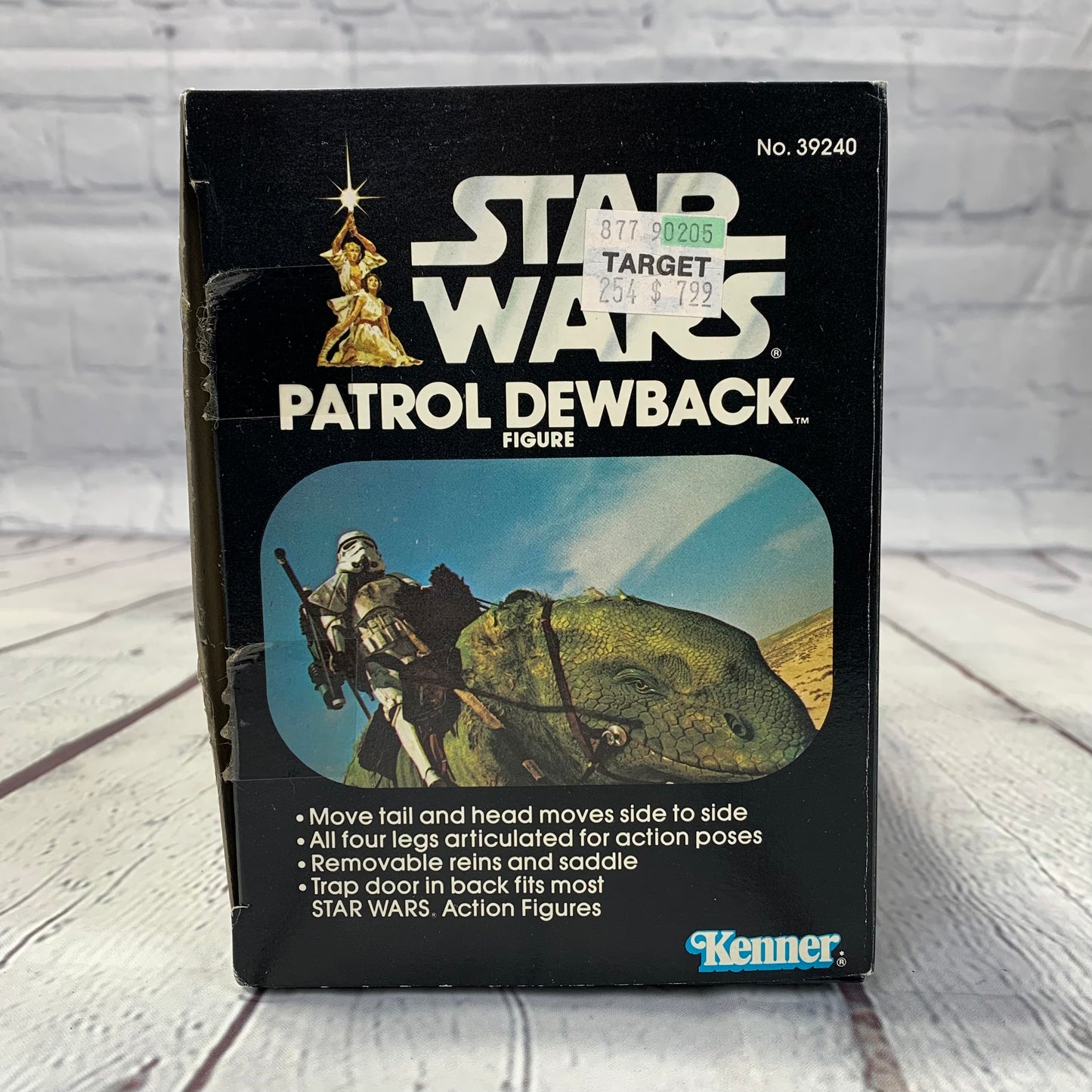 Patrol Dewback, Star Wars, open box, mint, 1983, Kenner