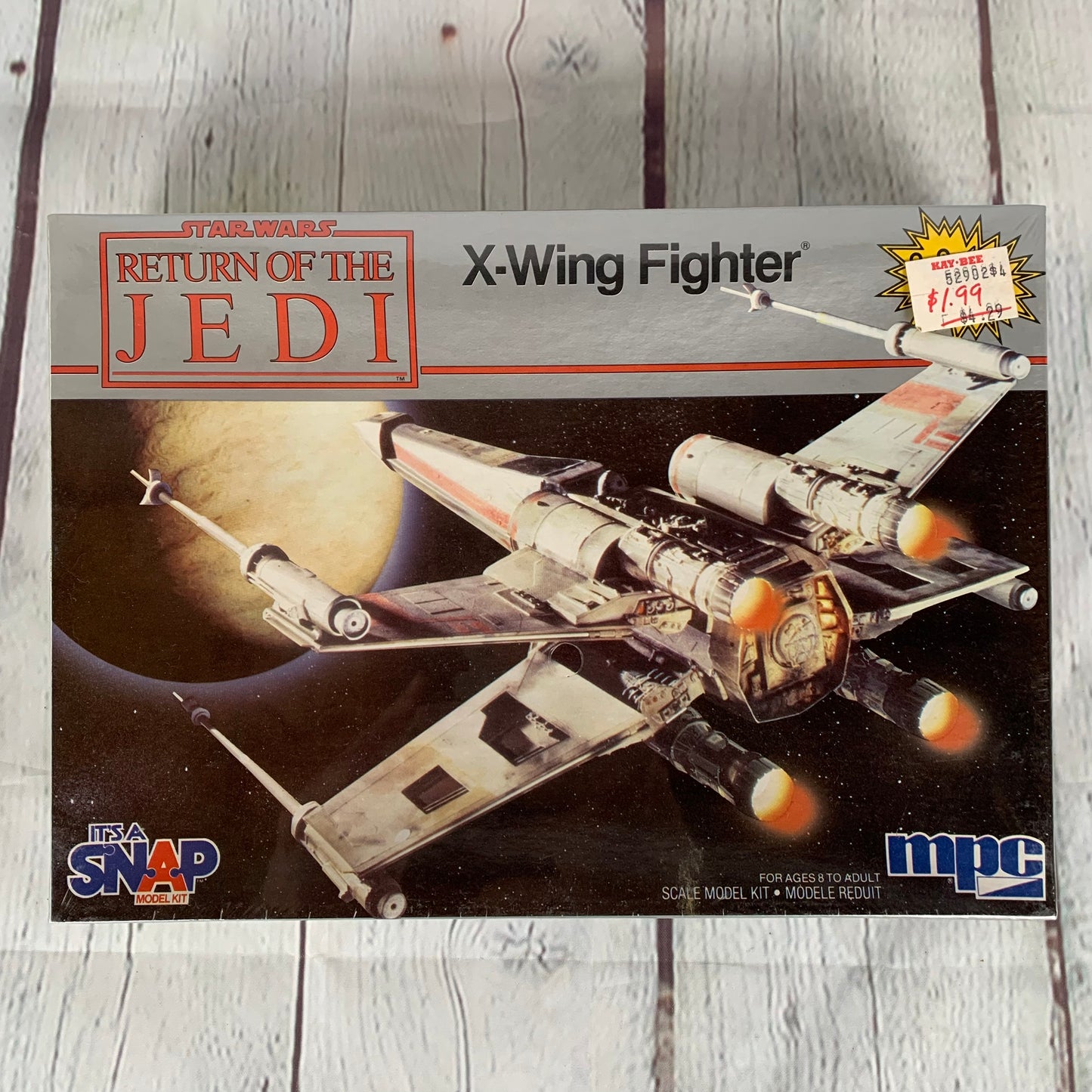 X-Wing Model kit, Return of the Jedi, Star Wars, unopened, 1983, MPC