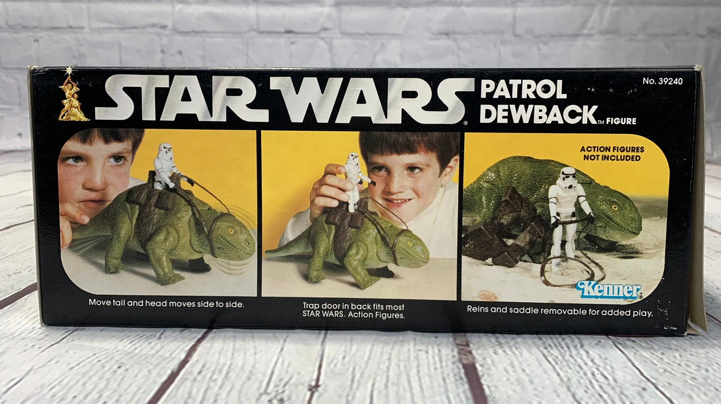 Patrol Dewback, Star Wars, open box, mint, 1983, Kenner