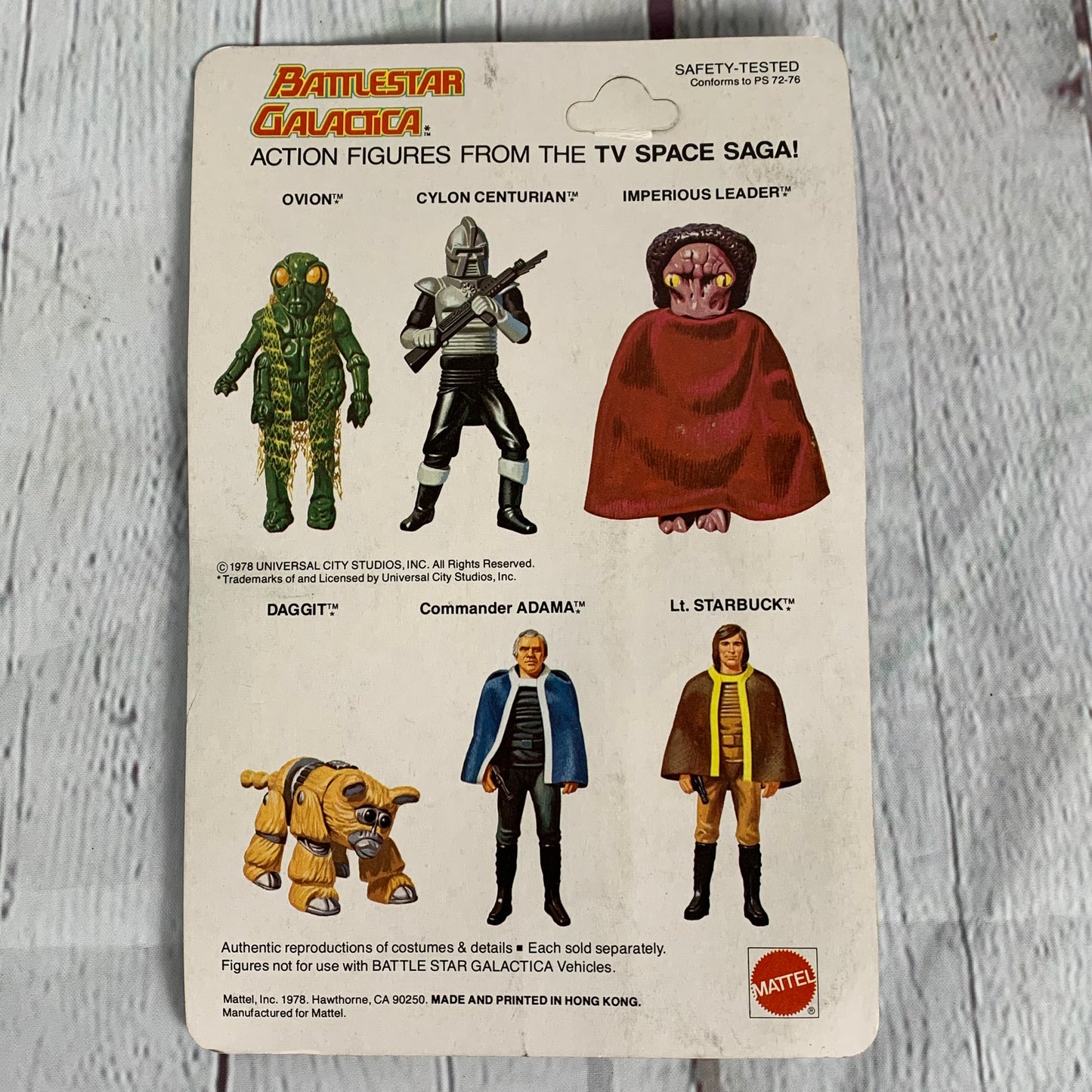 Commander Adama, Battlestar Galactica, 1978, Mattel