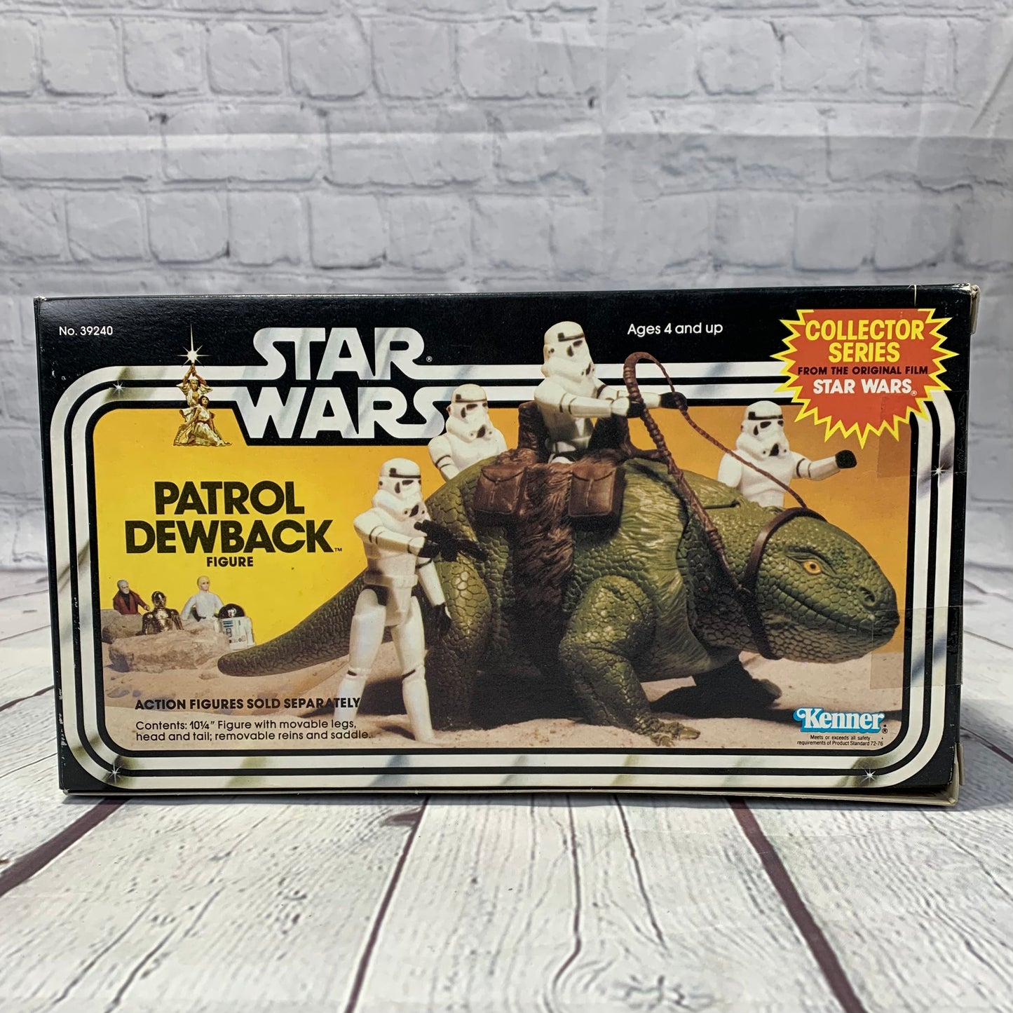 Patrol Dewback, Star Wars, open box, mint, 1983, Kenner