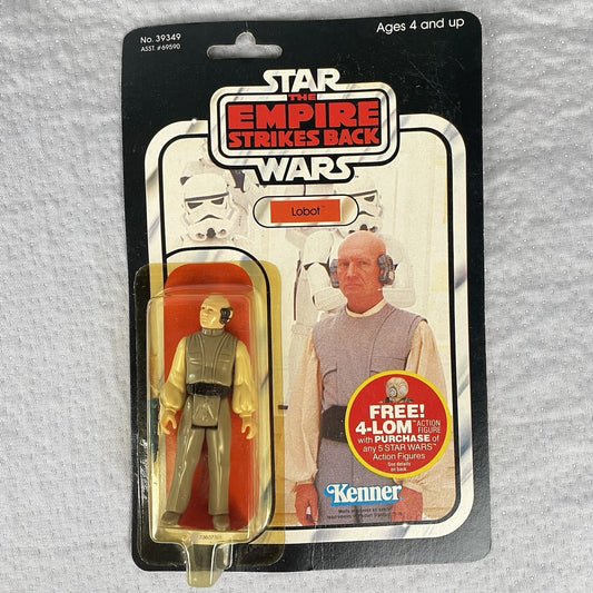 Vtg Star Wars ESB Lobot  Action Figure 47 Card Back MOC 4-Lom offer 1982 Kenner