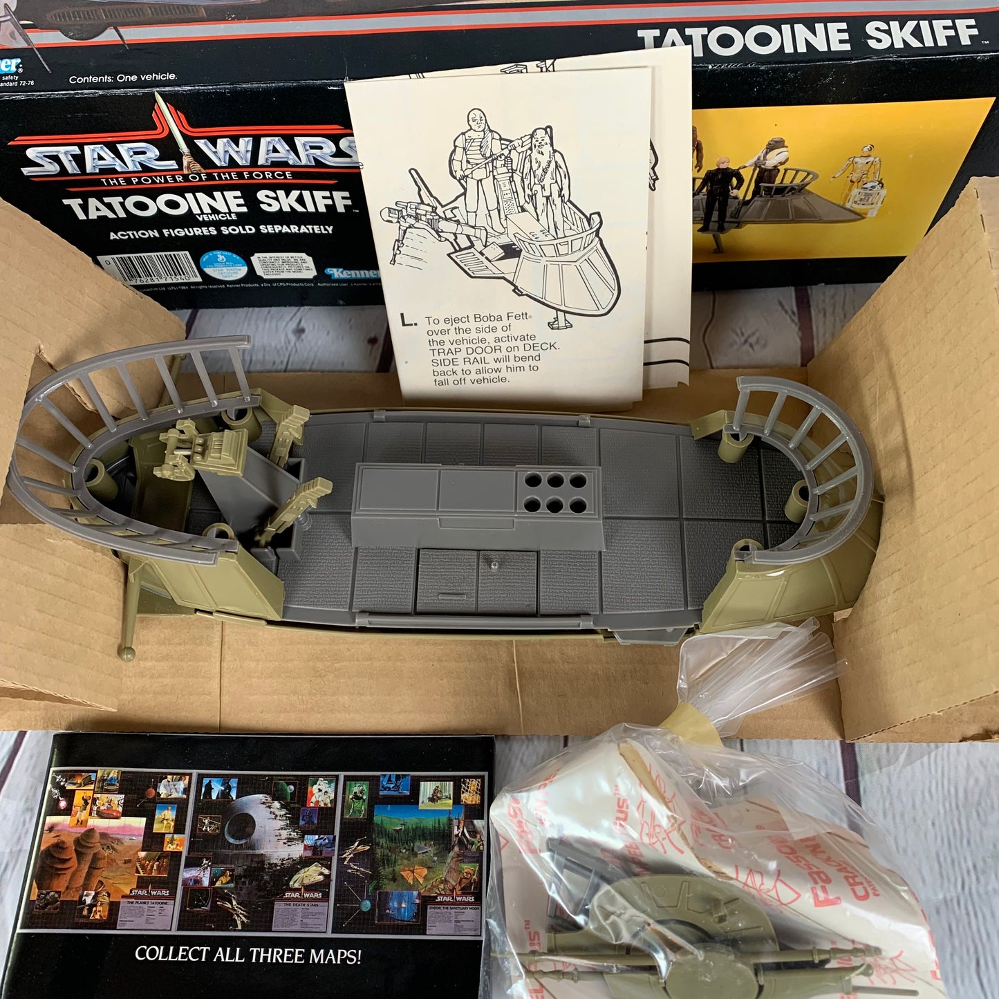 Tattooine Skiff, Star Wars, Return Of The Jedi, The Power of the Force, 1984, Kenner