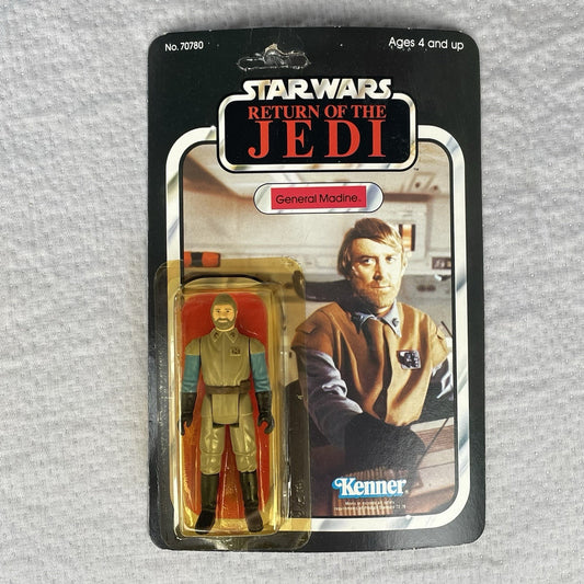 Vtg Star Wars ROTJ General Madine Figure 65B Back Unpunched 1983 MOC Kenner