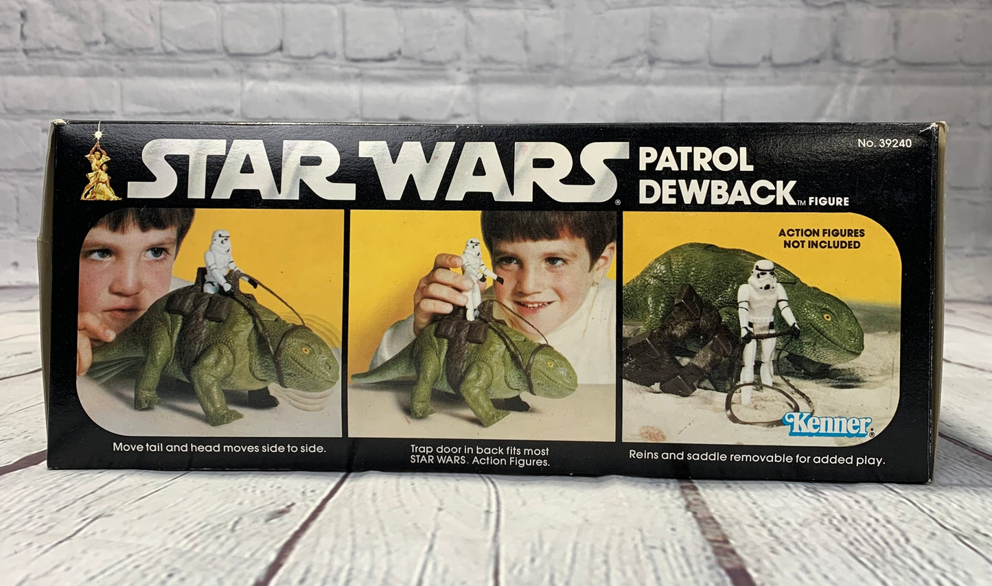 Patrol Dewback, Star Wars, open box, mint, 1983, Kenner