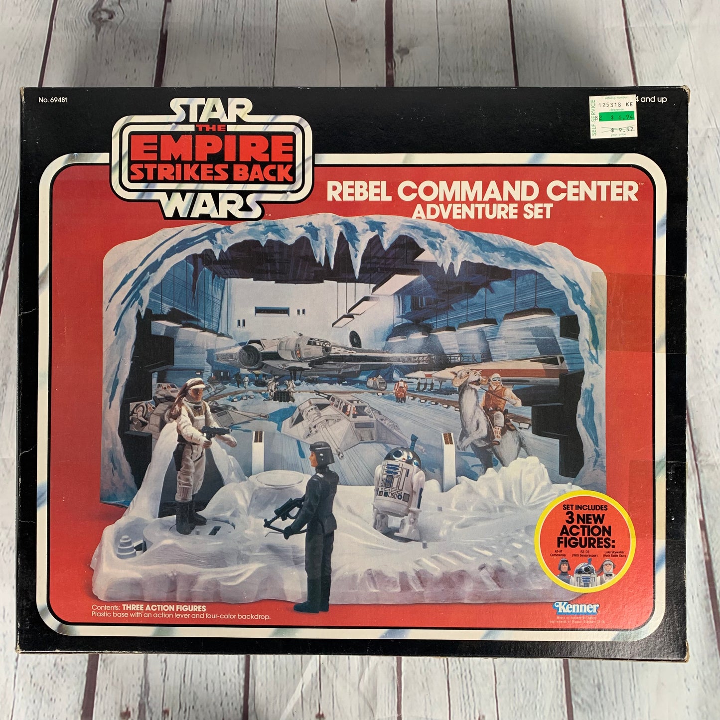 Rebel Command Center Adventure Set, Star Wars, The Empire Strikes Back, Unopened, 1981, Kenner