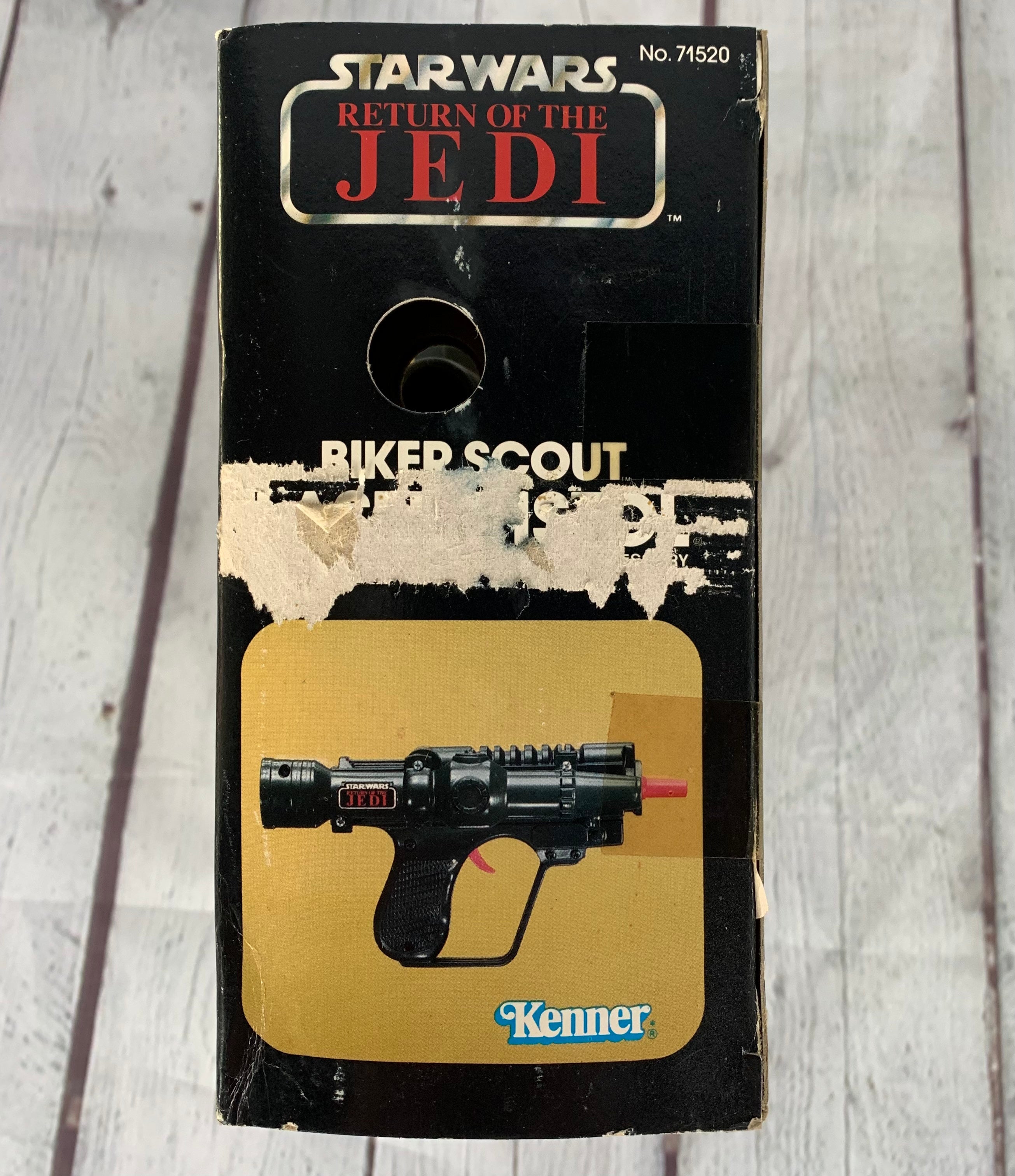 Biker Scout Laser Pistol, Return of the Jedi, Star Wars, unopened, 198 –  Jedi I Am Vintage Toys