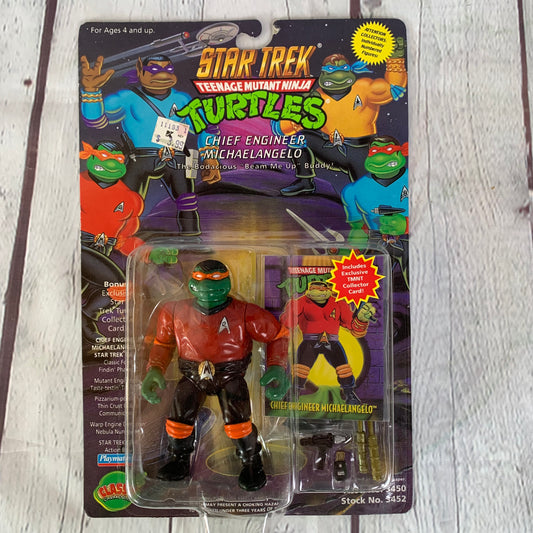 Chief Engineer Michaelangelo, Teenage Mutant Ninja Turtles and Star Trek Collaboration, 1994, Playmates