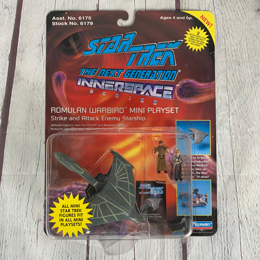 Romulan Warbird Mini Playset, Star Trek The Next Generation, Innerspace Series, 1994, Playmates