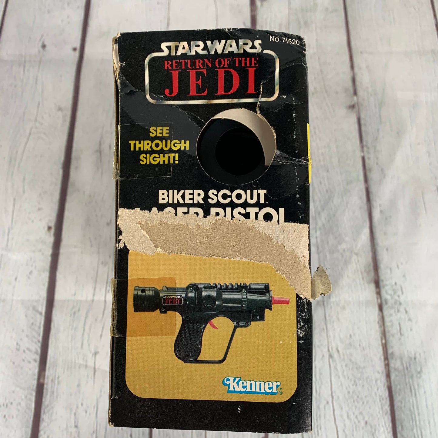 Biker Scout Laser Pistol, Return of the Jedi, Star Wars, unopened, 1983, Kenner