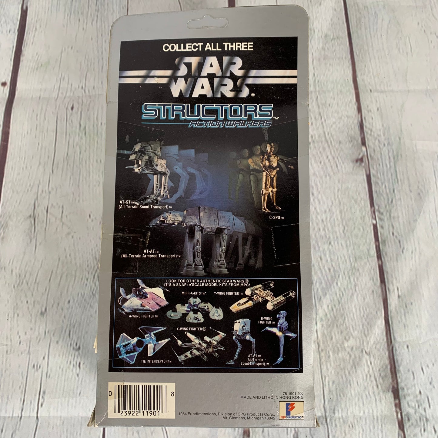 C-3PO, Structors Action Walkers, Star Wars, unopened, 1984, MPC