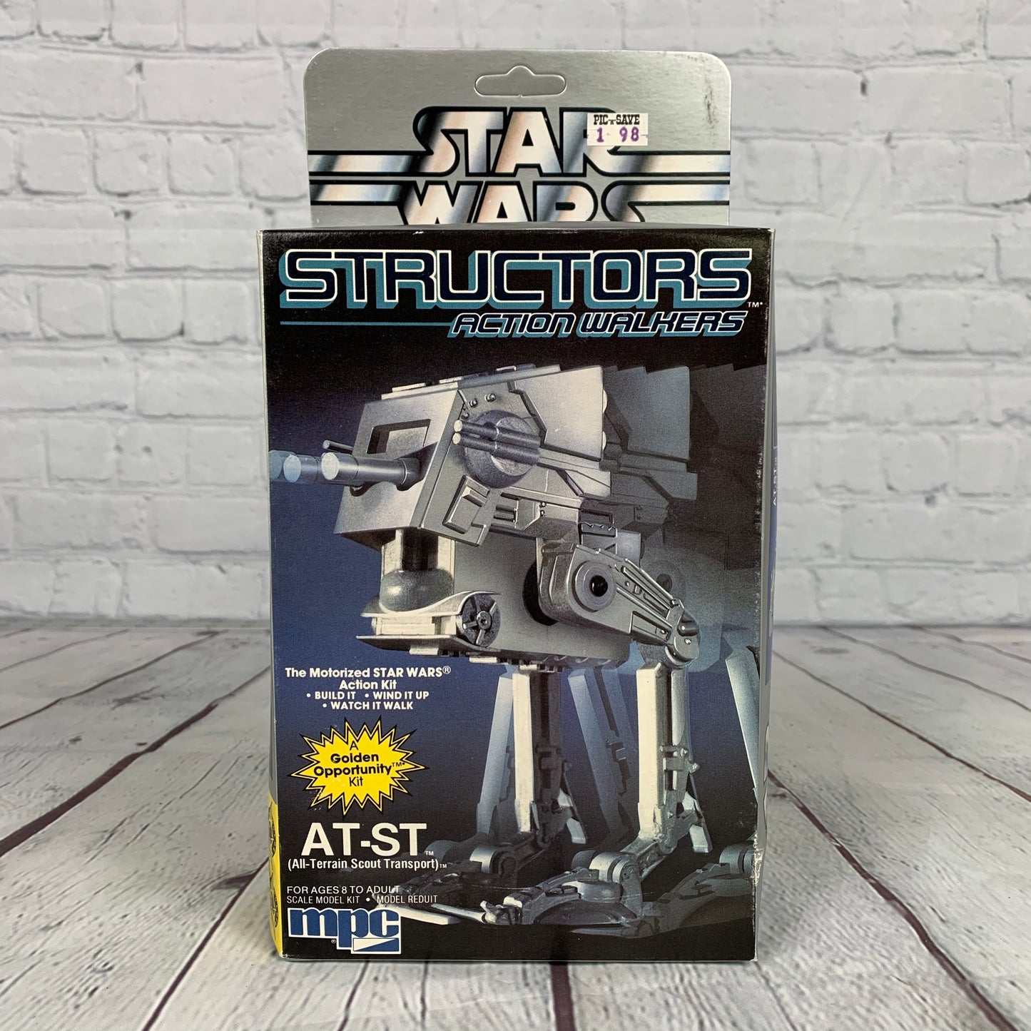 AT-ST, Structors Action Walkers, Star Wars, unopened, 1984, MPC – Jedi I Am  Vintage Toys