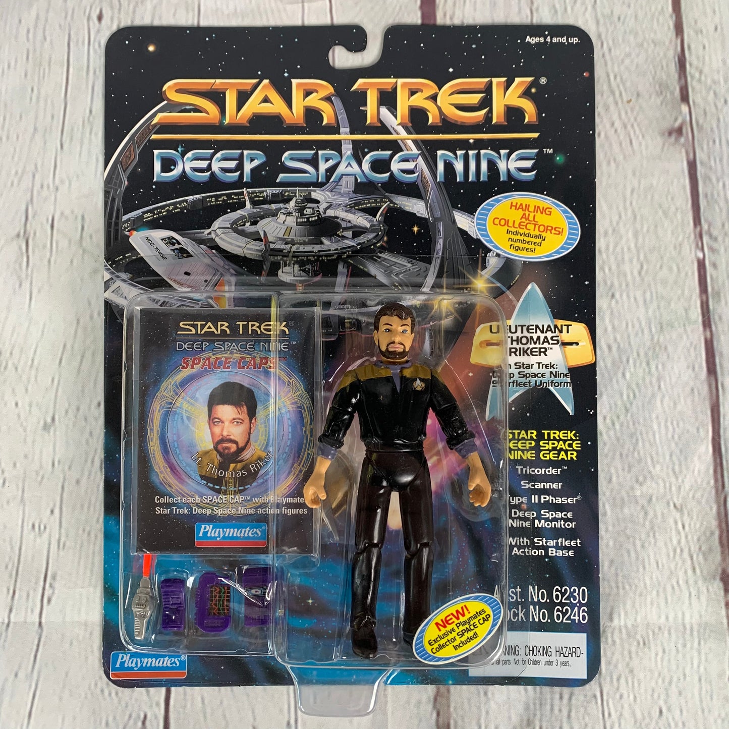 Lieutenant Thomas Riker, Star Trek Deep Space Nine, 1994, Playmates