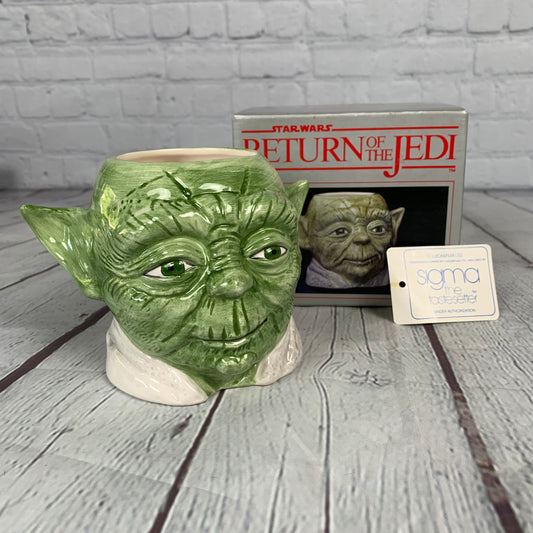 Yoda Mug, Star Wars, Return Of The Jedi, 1983, Sigma