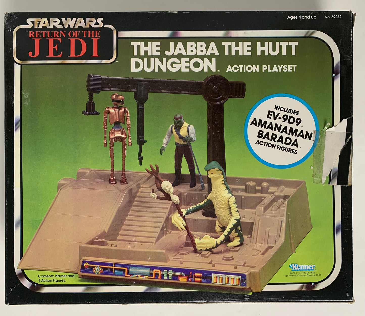 The Jabba The Hutt Dungeon, Star Wars, Return of the Jedi. opened, 1984, Kenner