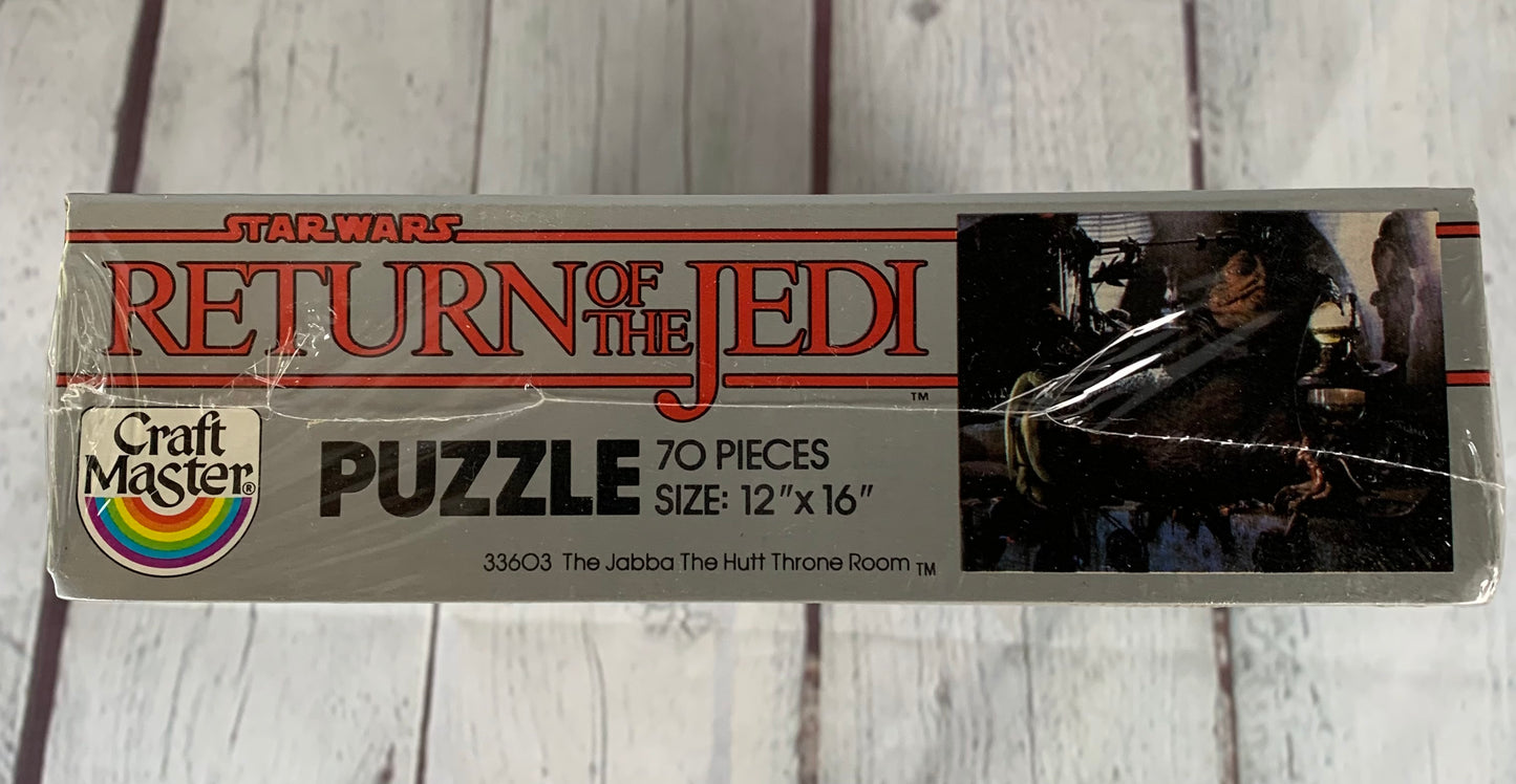 Return of the Jedi puzzle, Jabba’s Throne Room, Star Wars, 1983, Craft Master