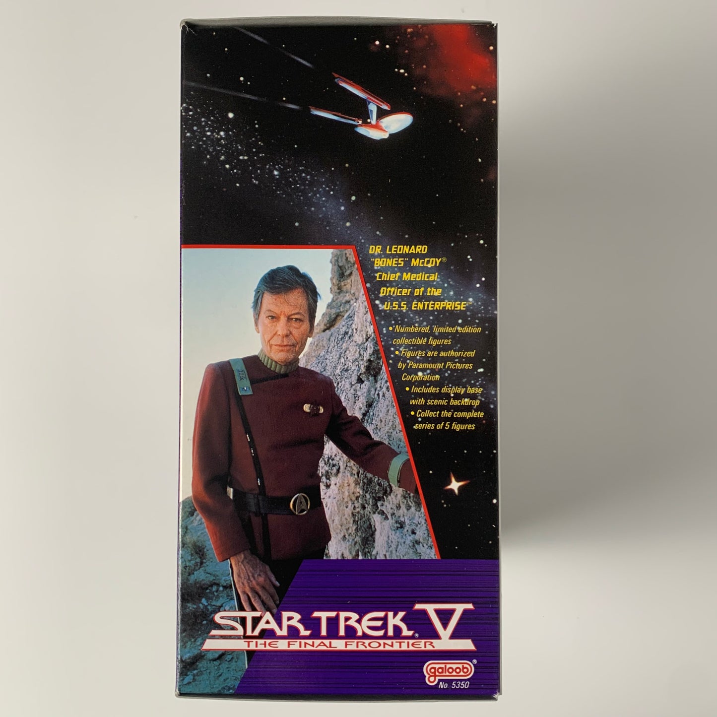 Dr. Leonard "bones" McCoy, Star Trek V The Final Frontier figure, 1989, Galoob