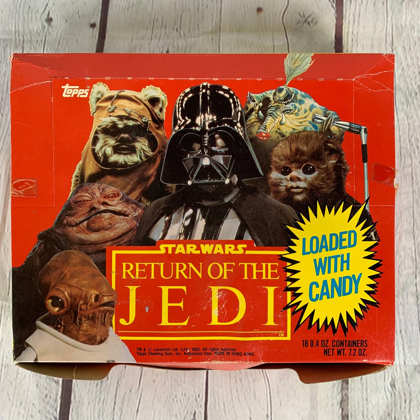 Return of the Jedi Candy Heads, Star Wars, 1983, Topps