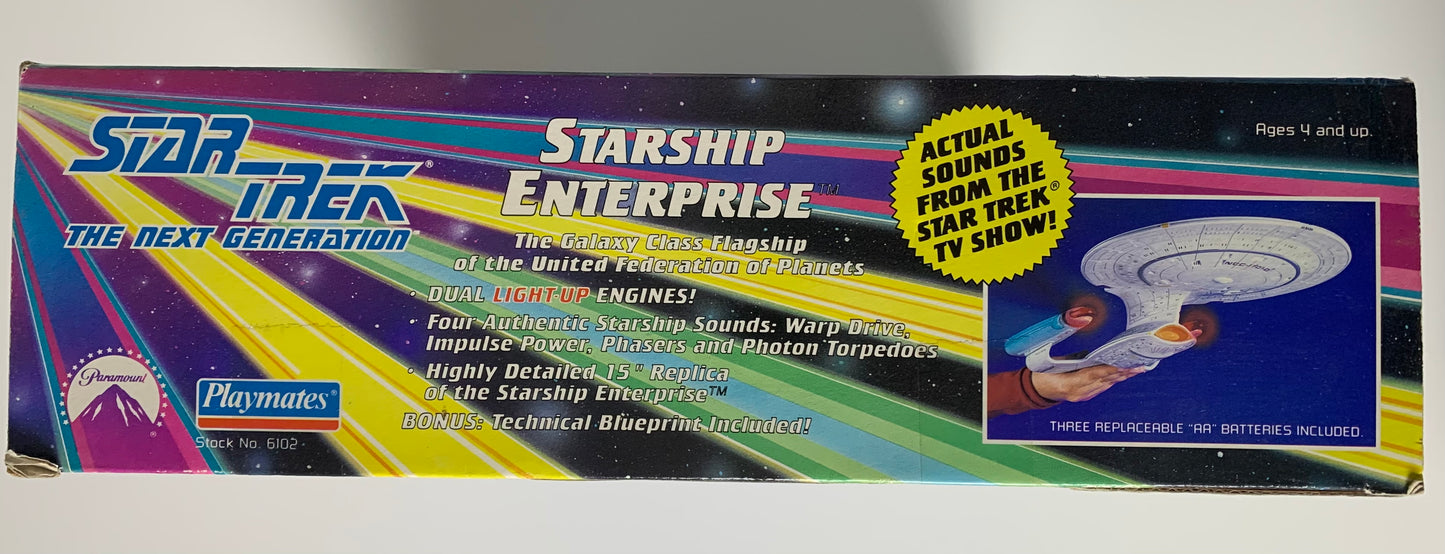 The Starship Enterprise, Star Trek The Next Generation, unopened, 1992, Playmates