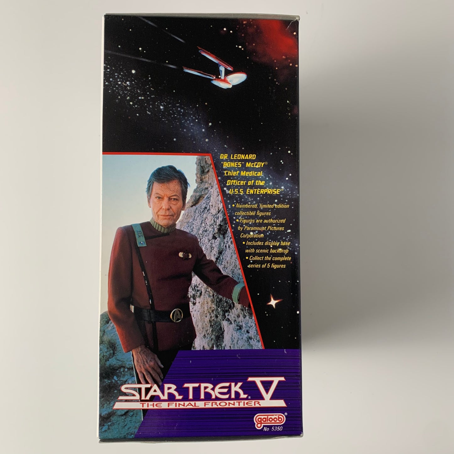 Dr. Leonard "bones" McCoy, Star Trek V The Final Frontier figure, 1989, Galoob