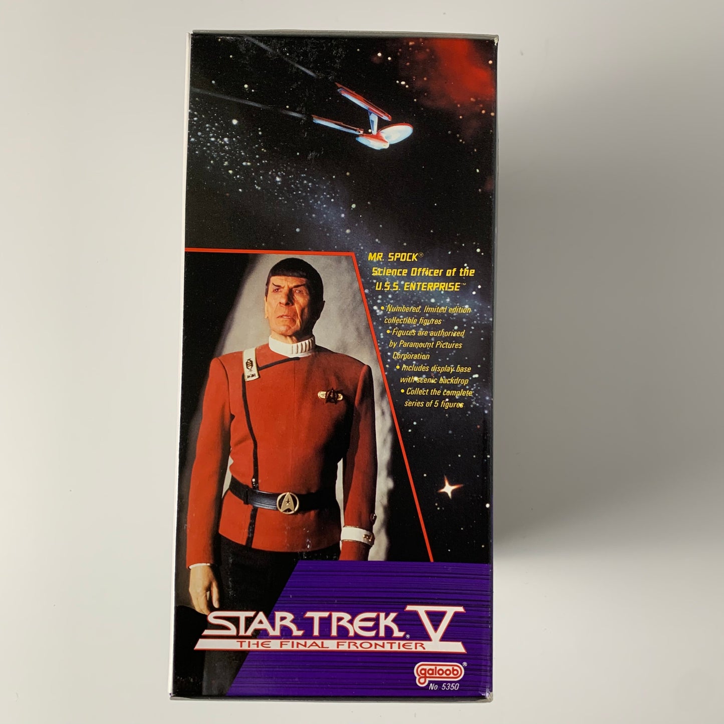 Mr. Spock, Star Trek V The Final Frontier figure, 1989, Galoob