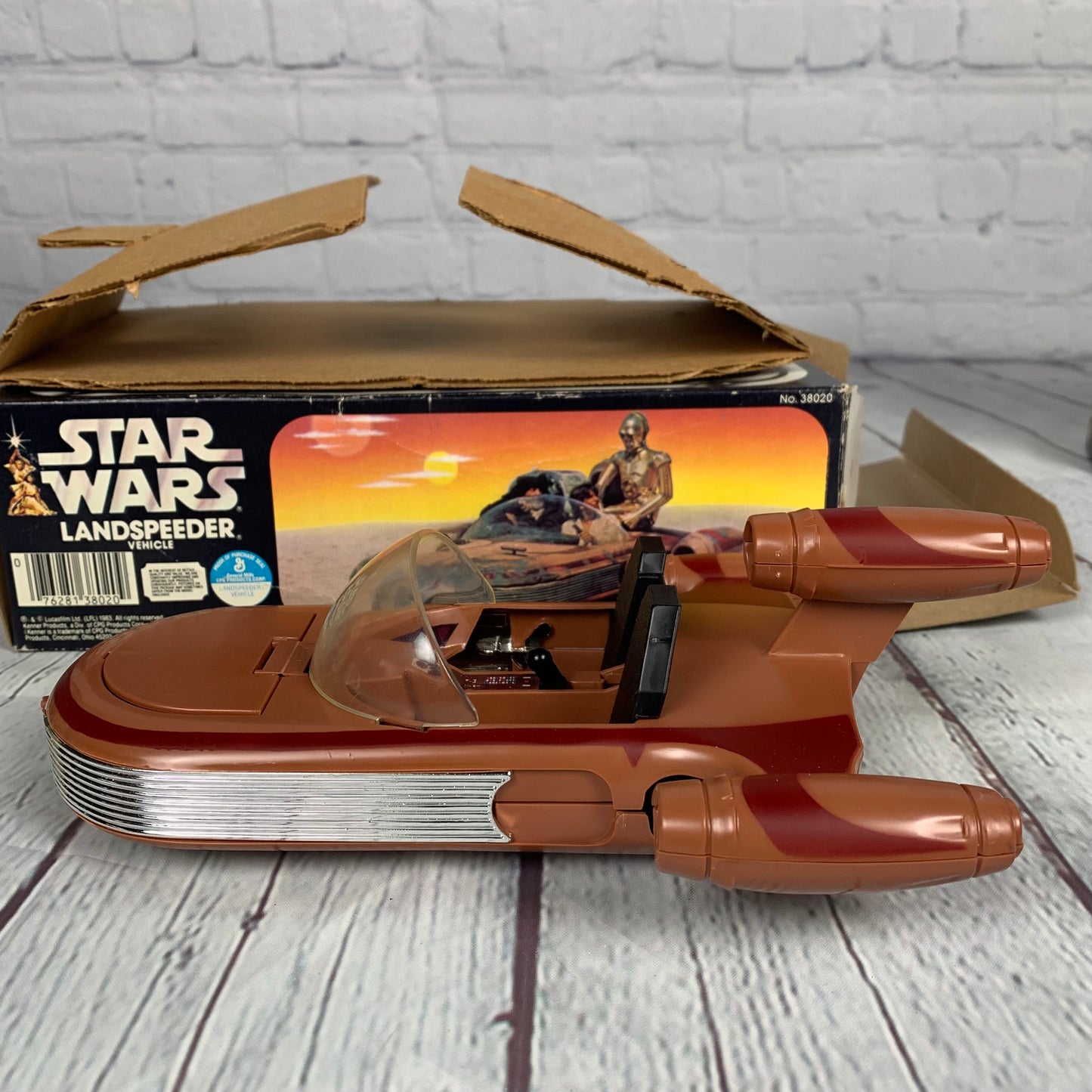 Landspeeder, Star Wars Collector Series, opened, lightly used, 1983, Kenner