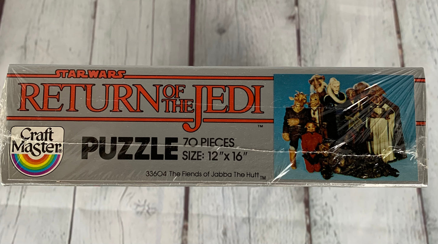 Return of the Jedi puzzle, Jabba’s Goons, Star Wars, 1983, Craft Master