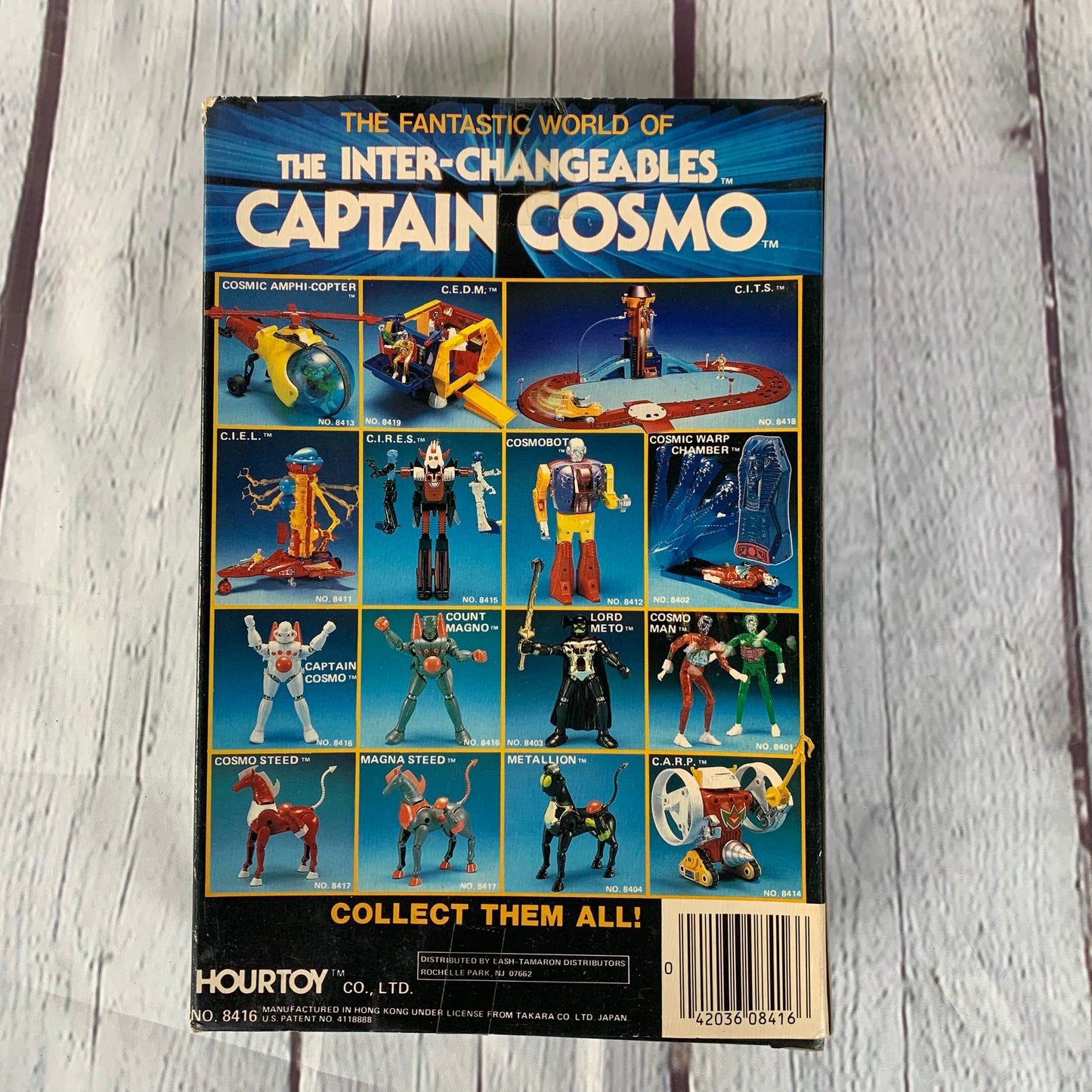 Captain Cosmo, The Inter-Changeables, Unopened, 1985, Hourtoy